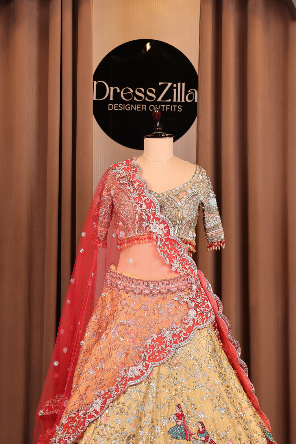 Gulnaar Bloom Lehenga