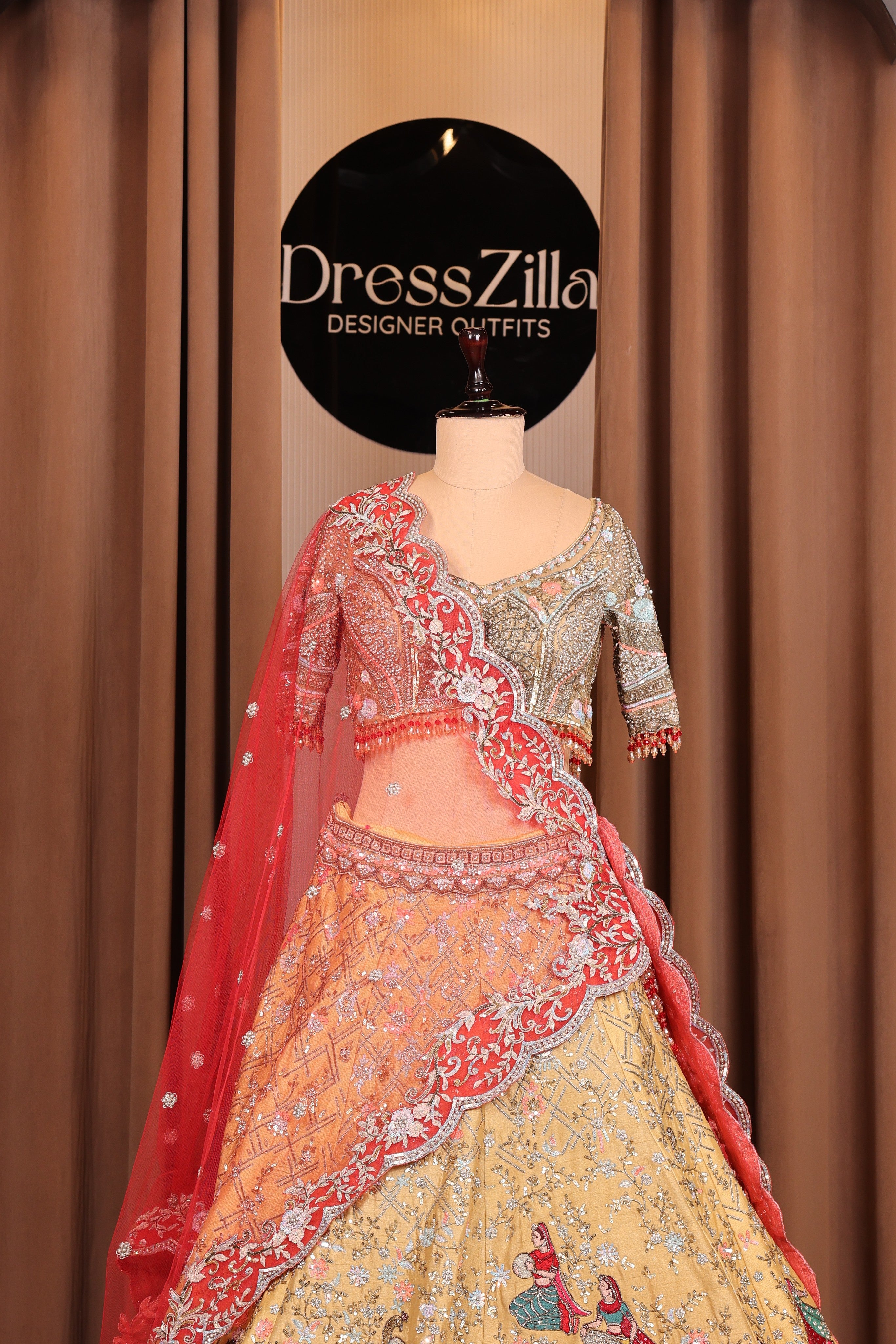 Gulnaar Bloom Lehenga