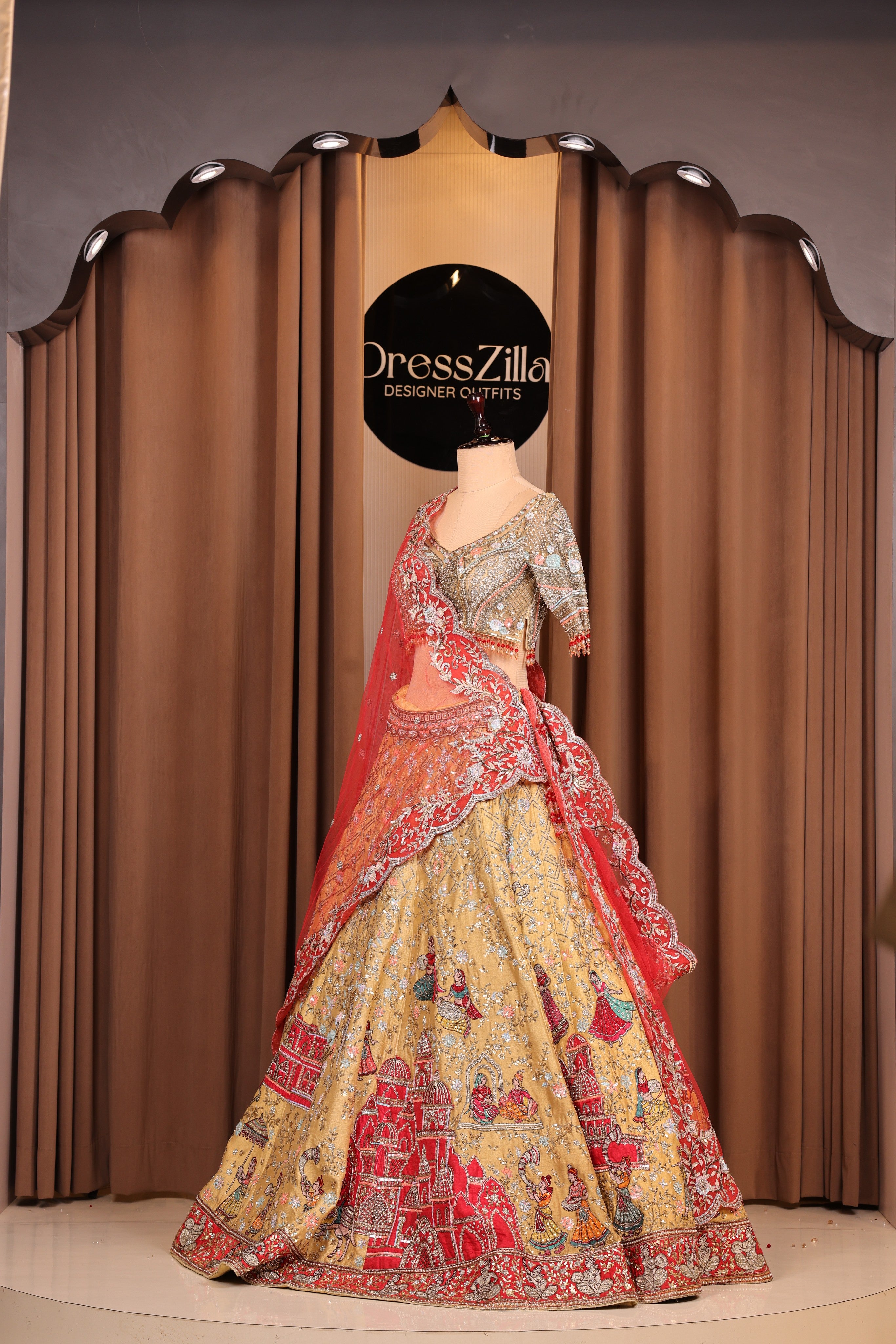 Gulnaar Bloom Lehenga
