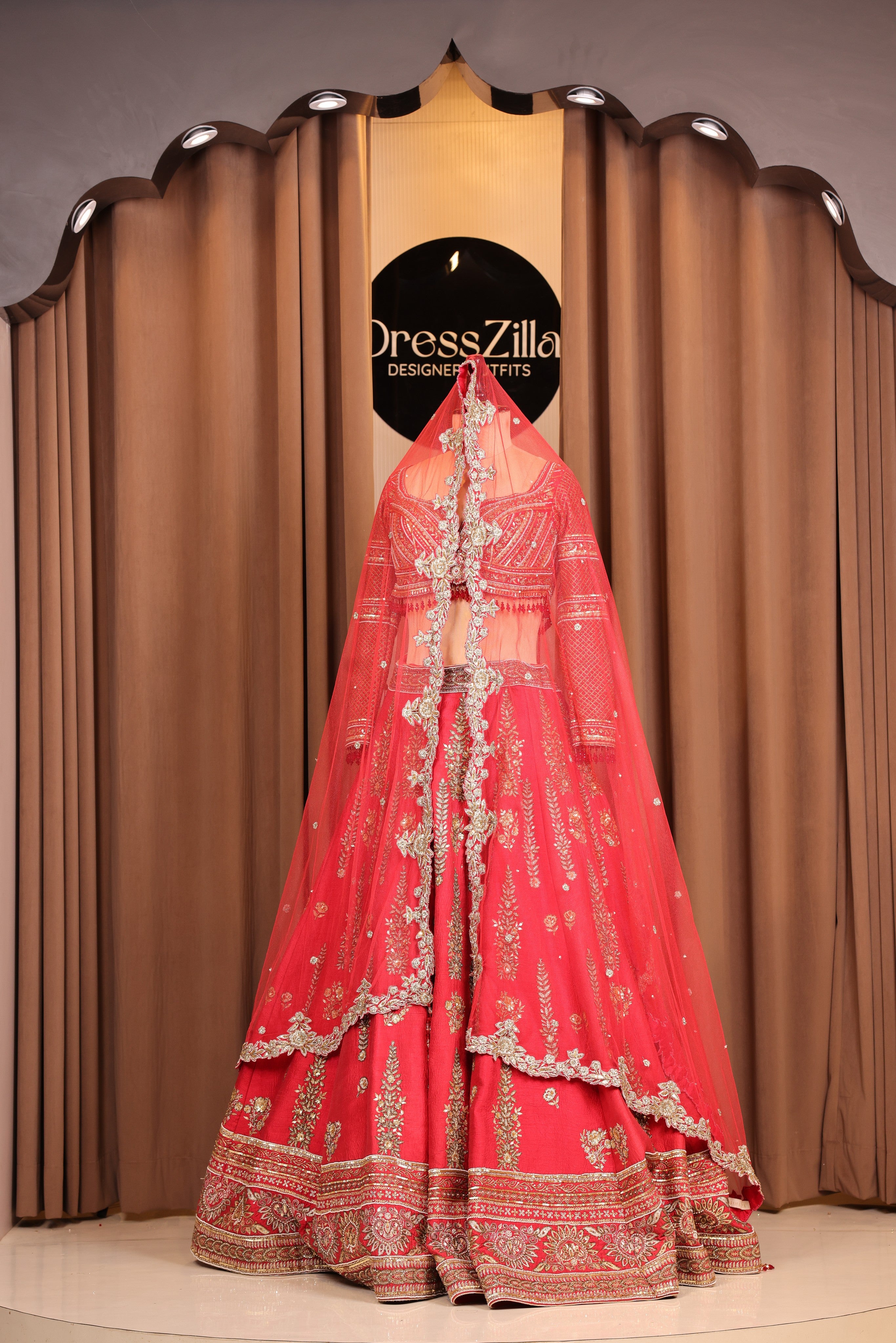 The Scarlet Empress Lehenga