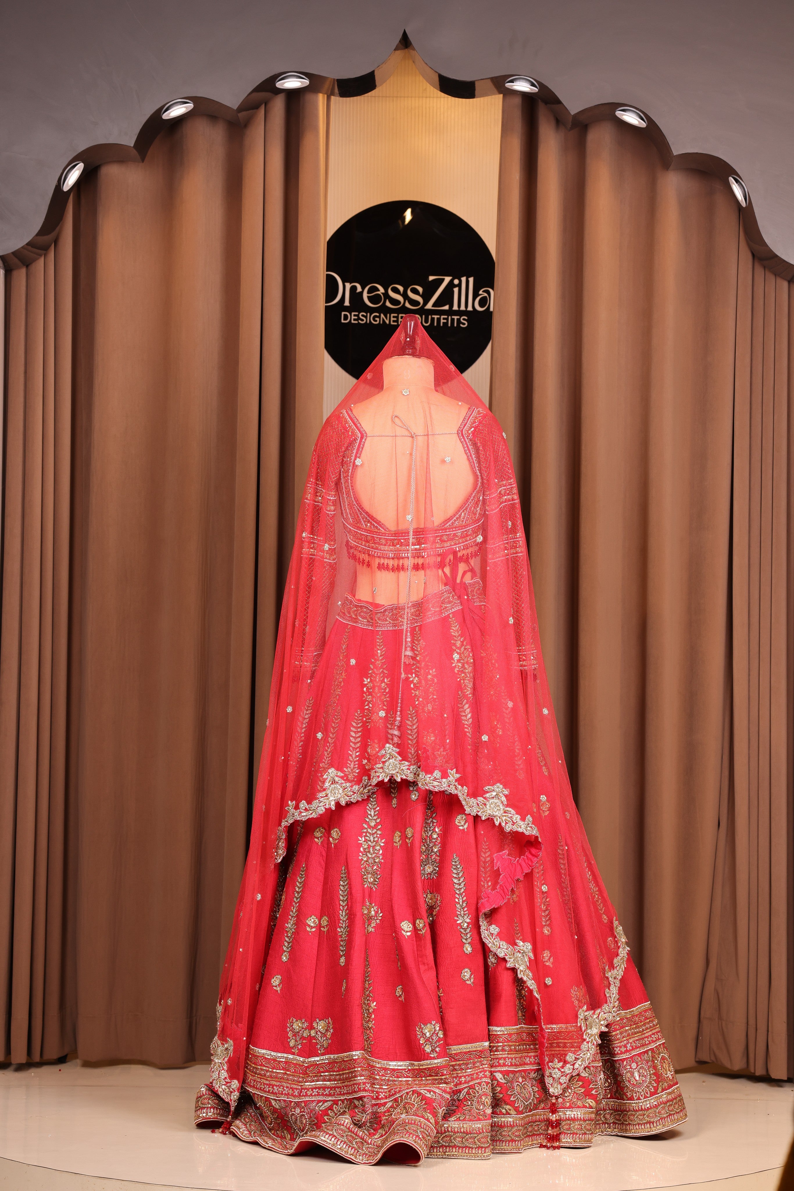 The Scarlet Empress Lehenga