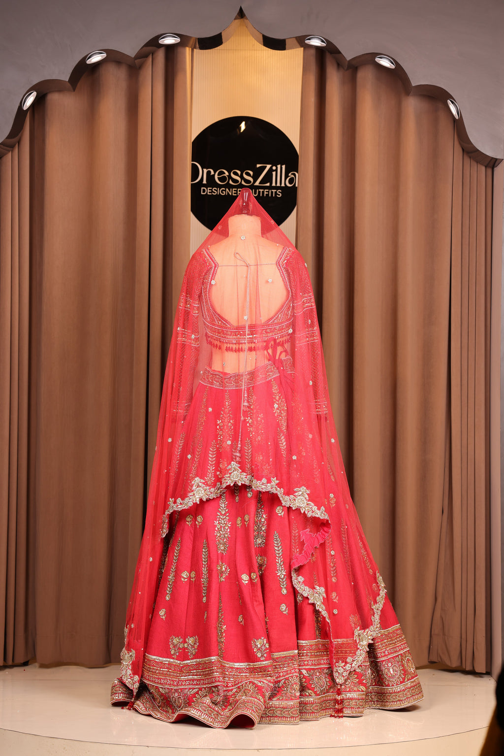 The Scarlet Empress Lehenga