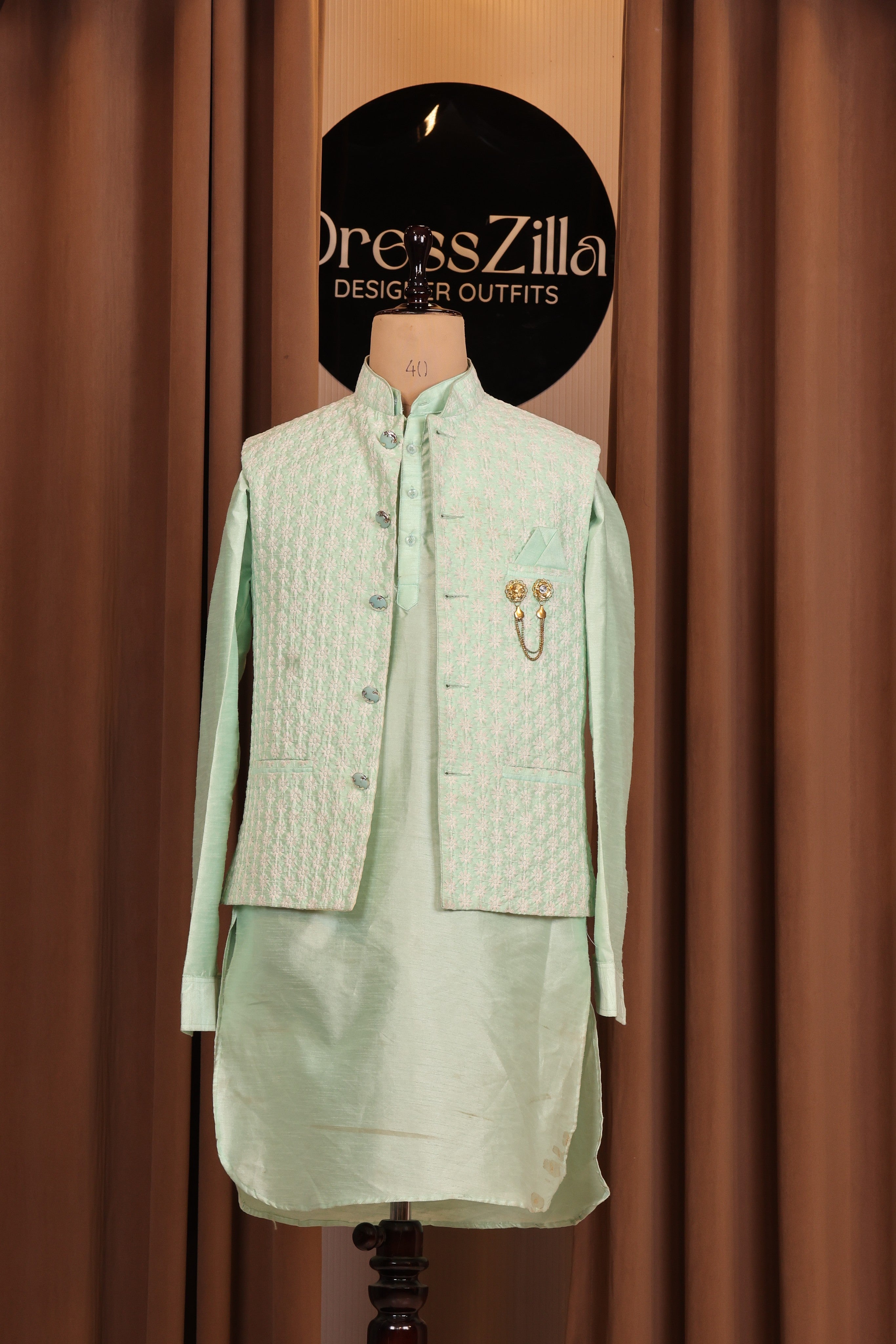 sea green koti set