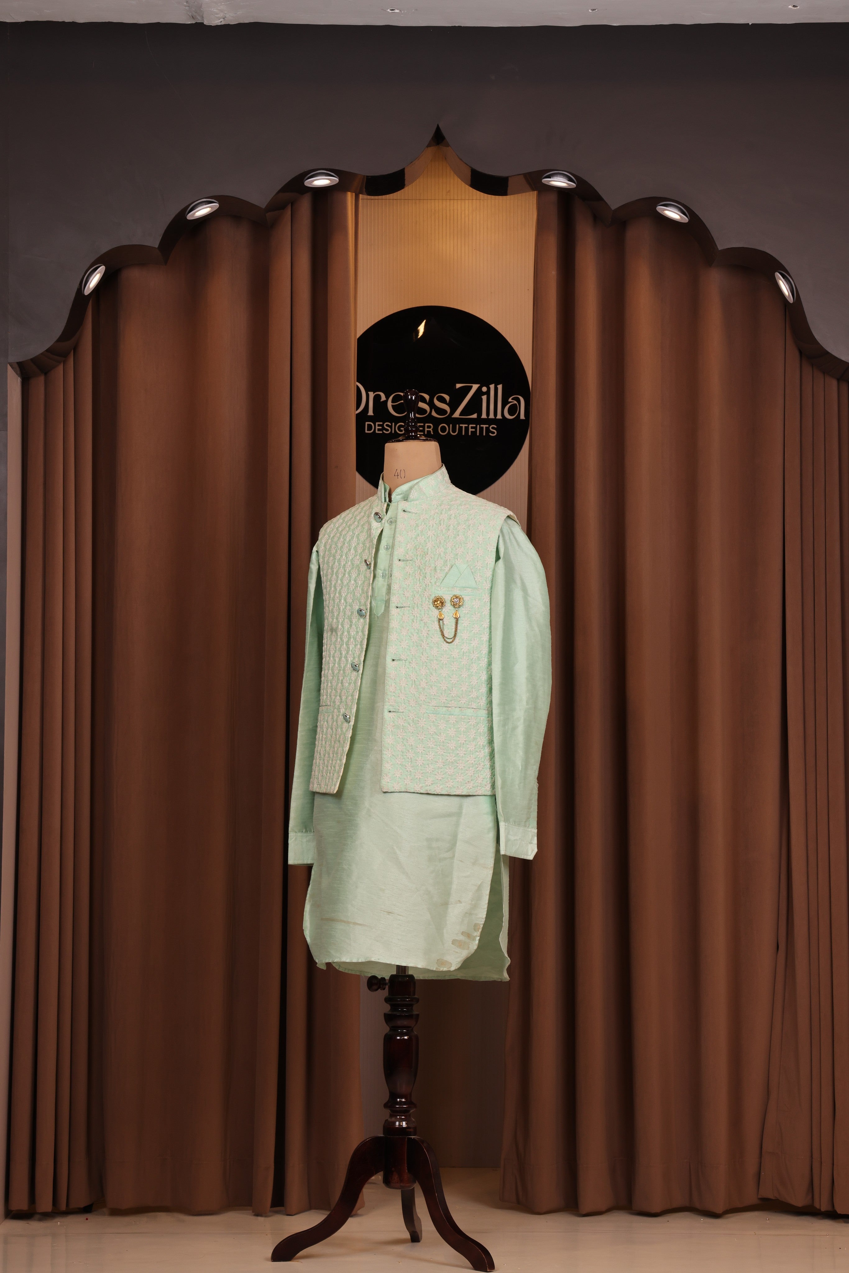 sea green koti set