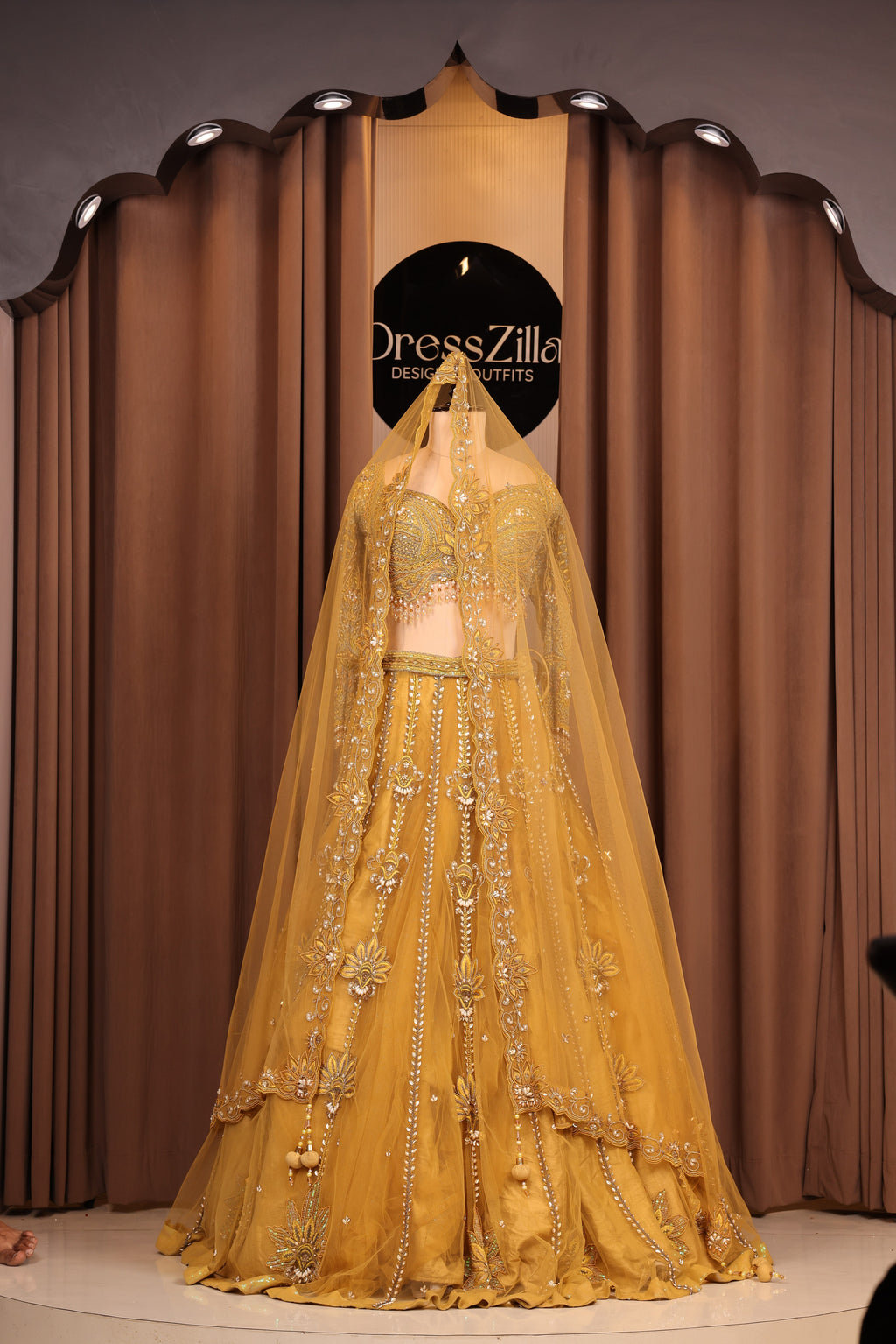 The Gilded Marigold Lehenga