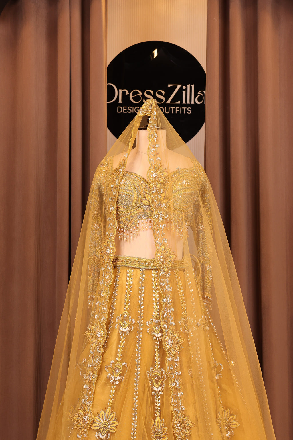 The Gilded Marigold Lehenga