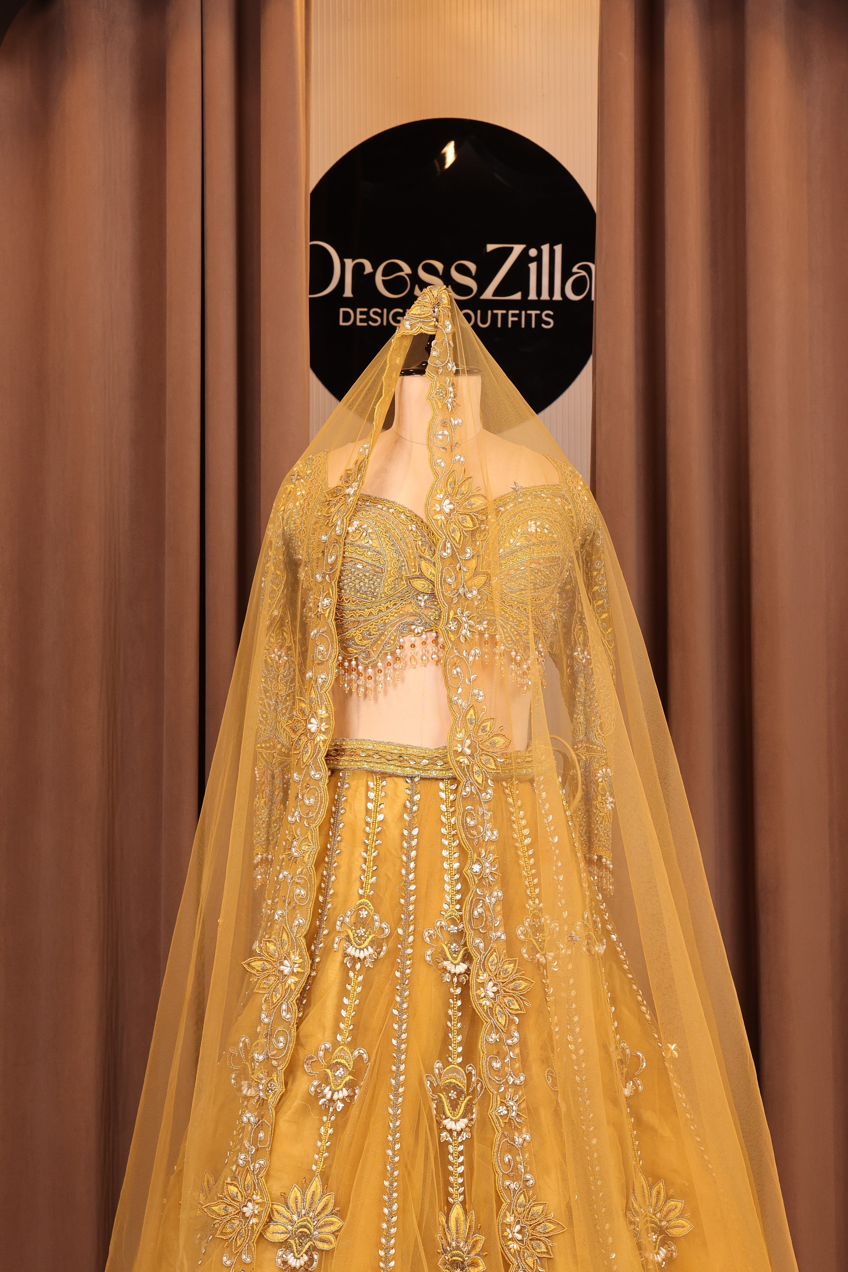The Gilded Marigold Lehenga