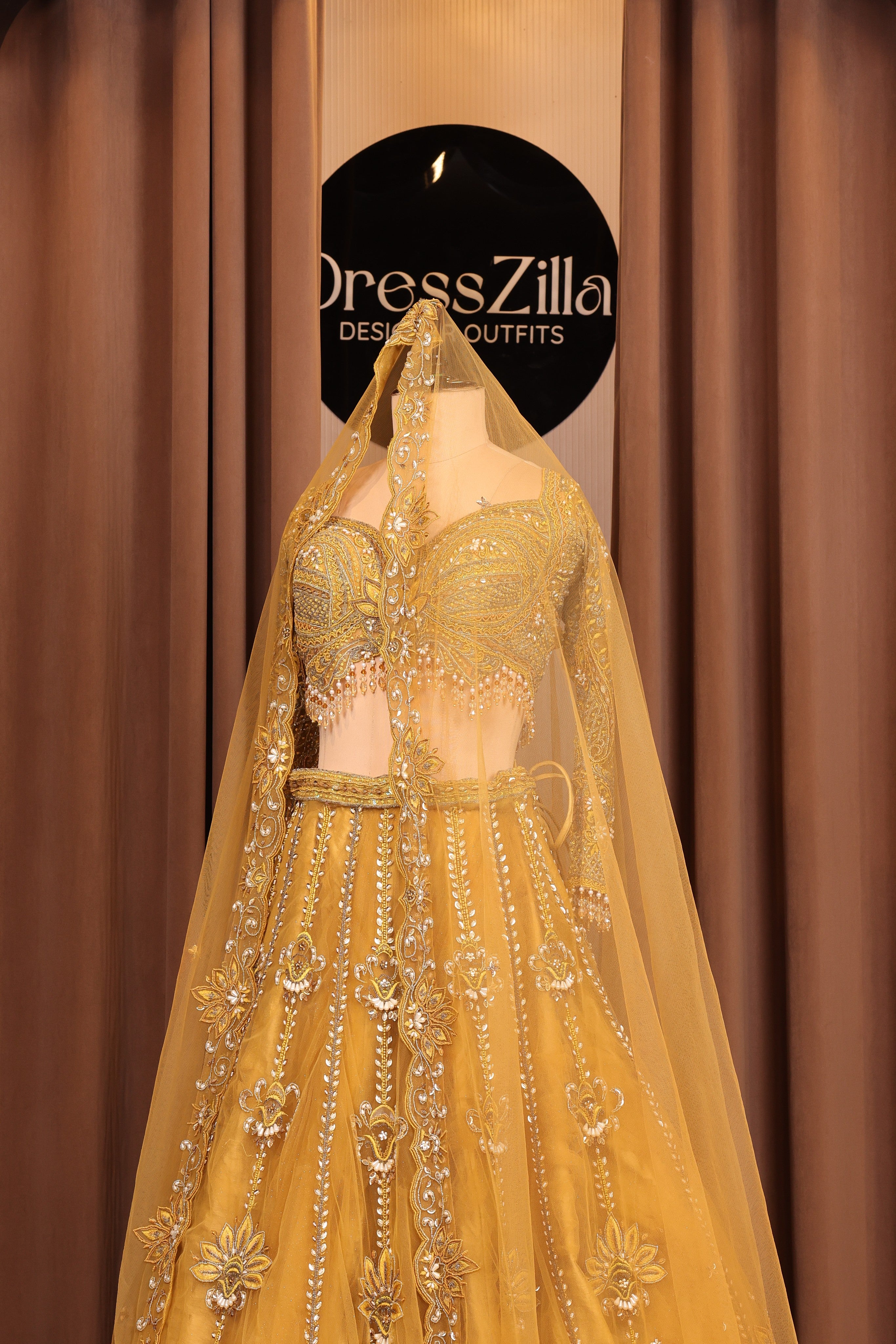 The Gilded Marigold Lehenga