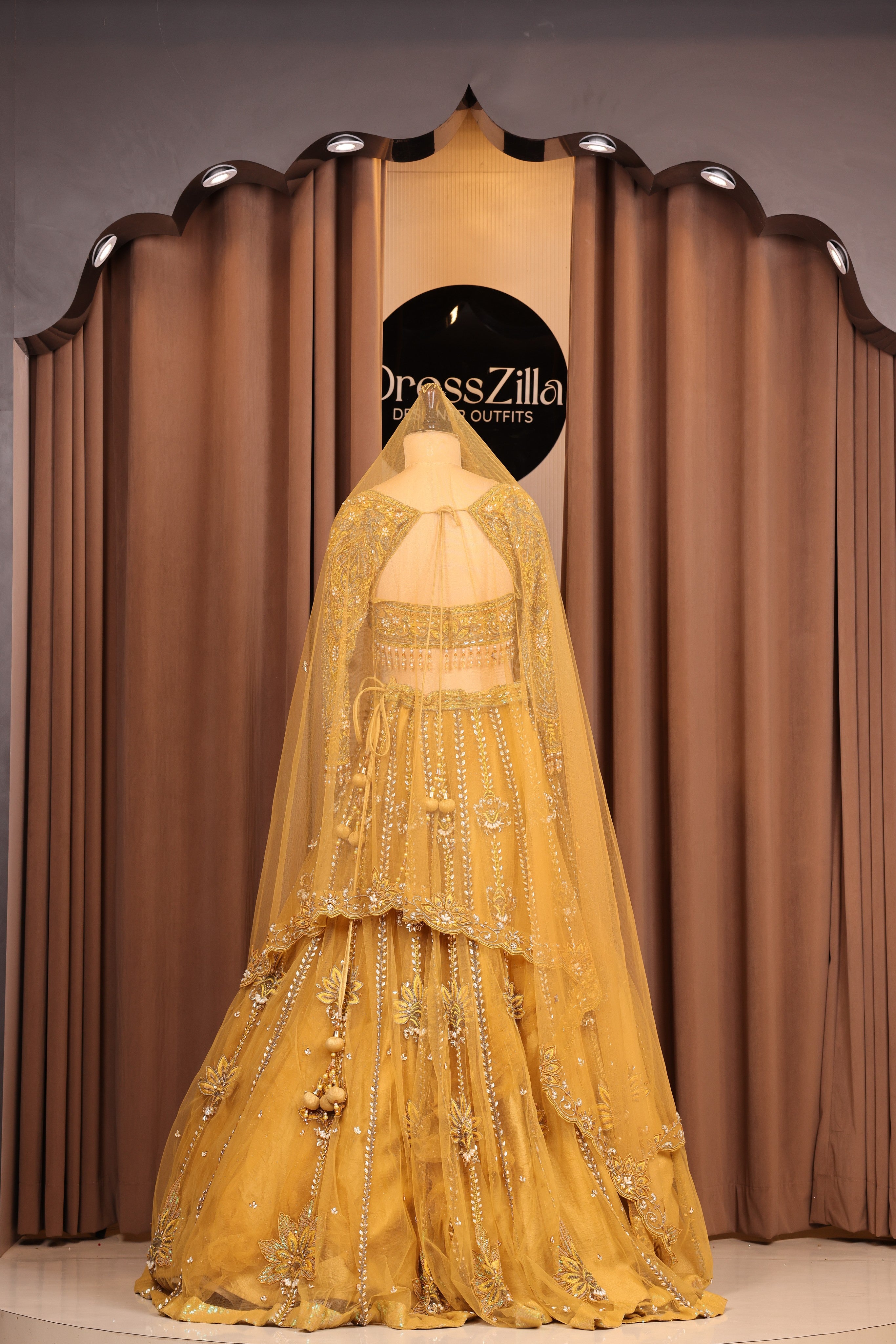 The Gilded Marigold Lehenga