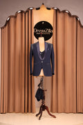 BLUE BOTH SIDE HANDWORK TUXEDO