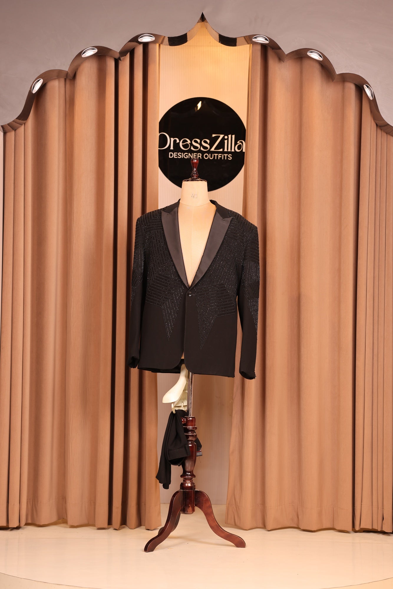 BLACK HITESH TUXEDO