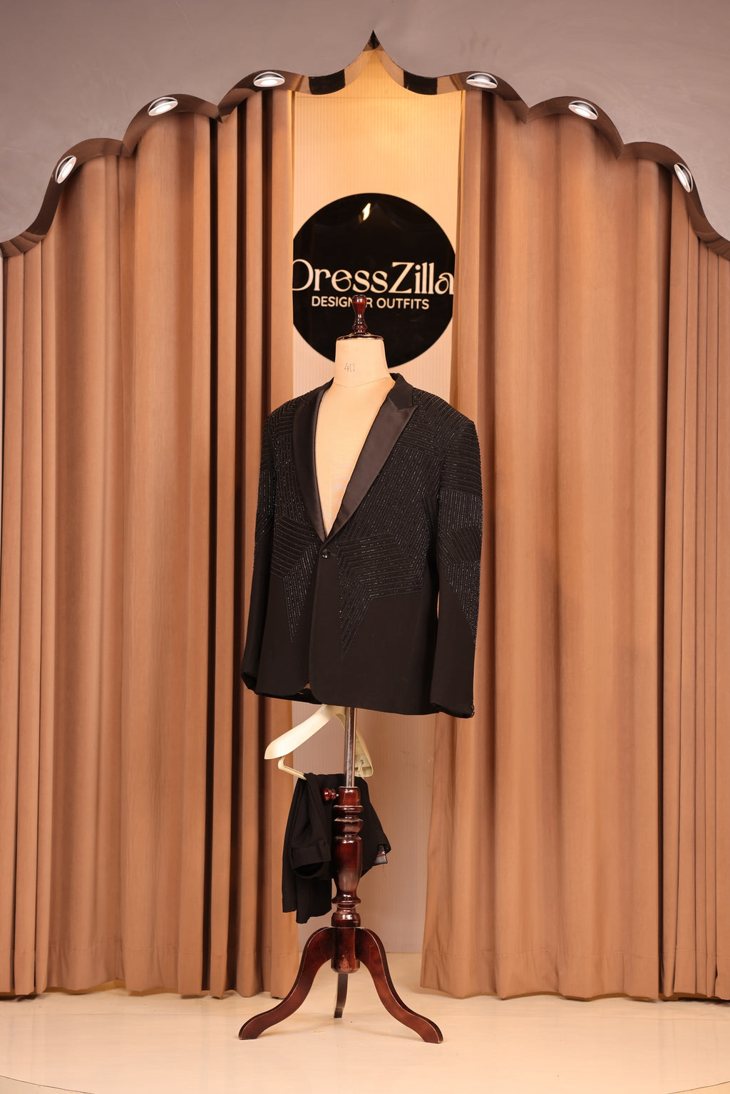 BLACK HITESH TUXEDO