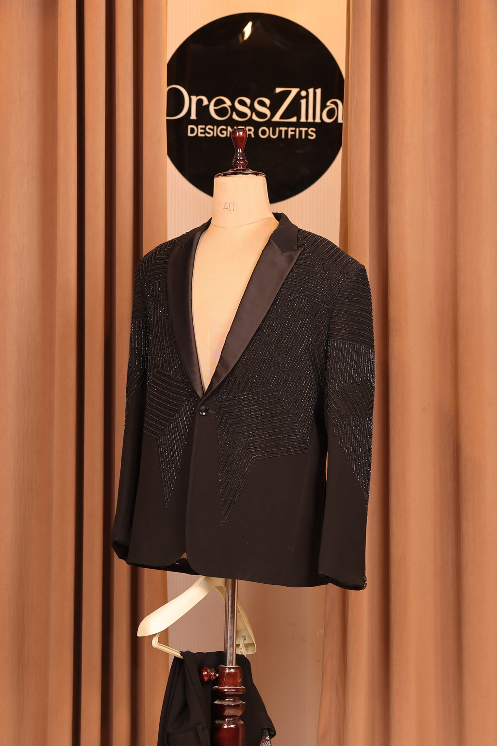 BLACK HITESH TUXEDO