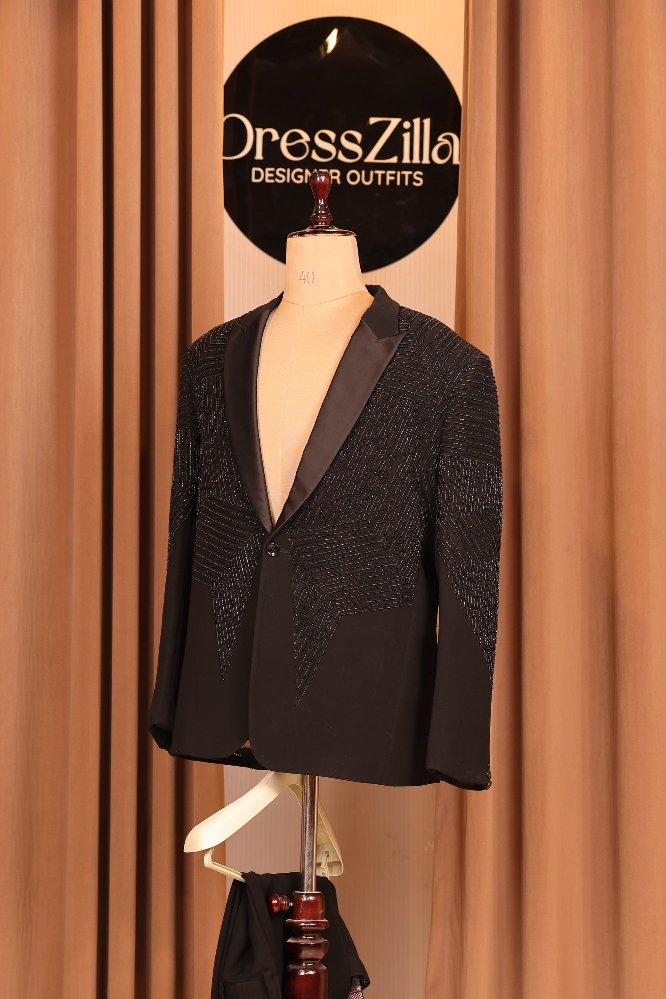 BLACK HITESH TUXEDO