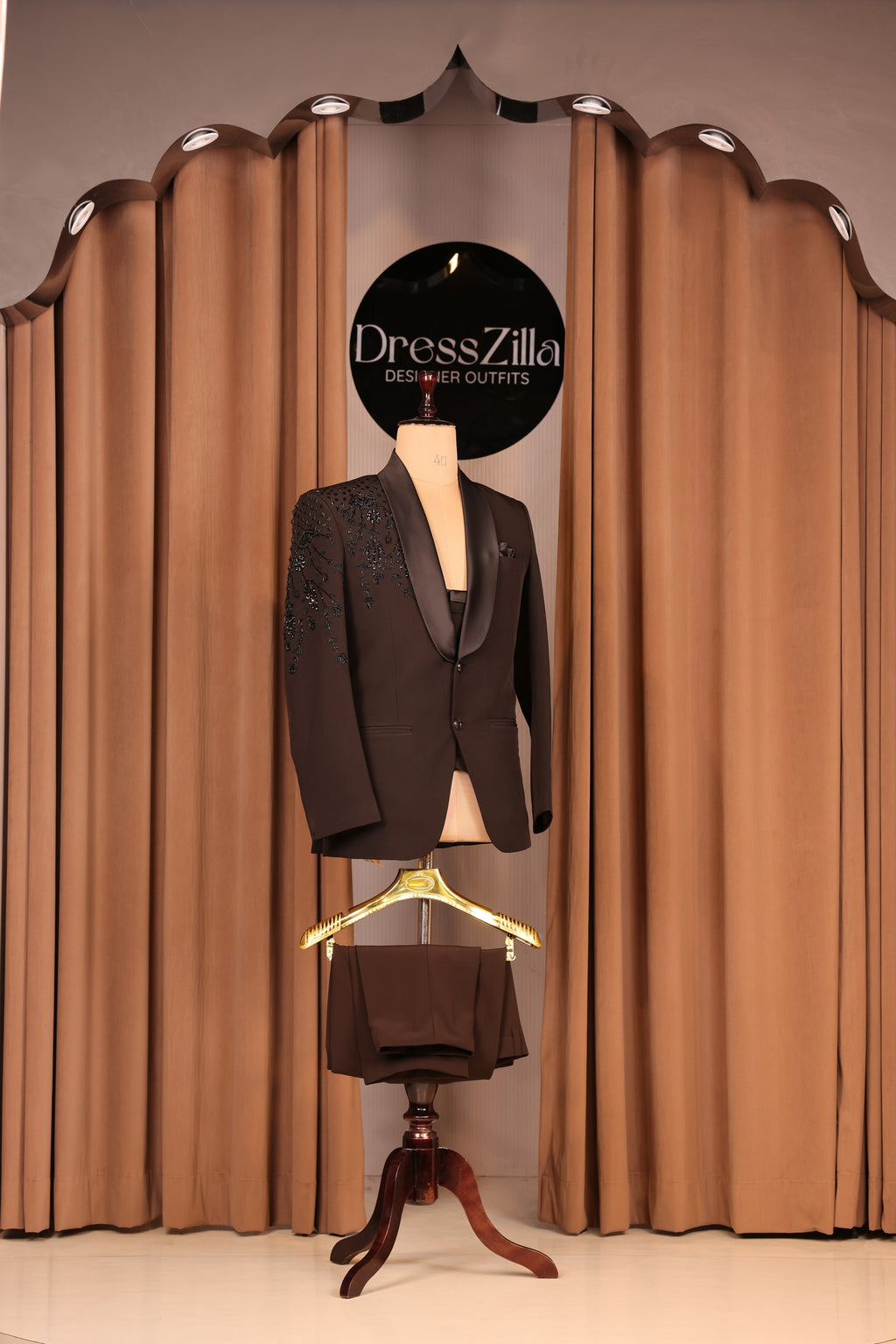 Black SAMEER TUXEDO