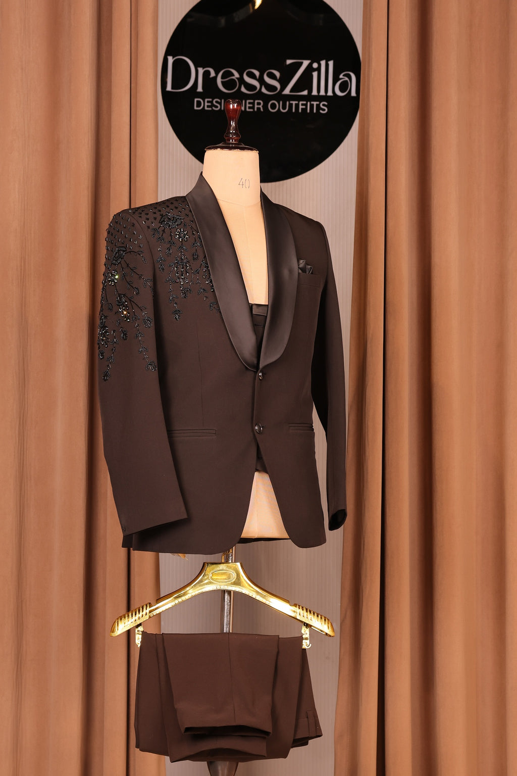 Black SAMEER TUXEDO