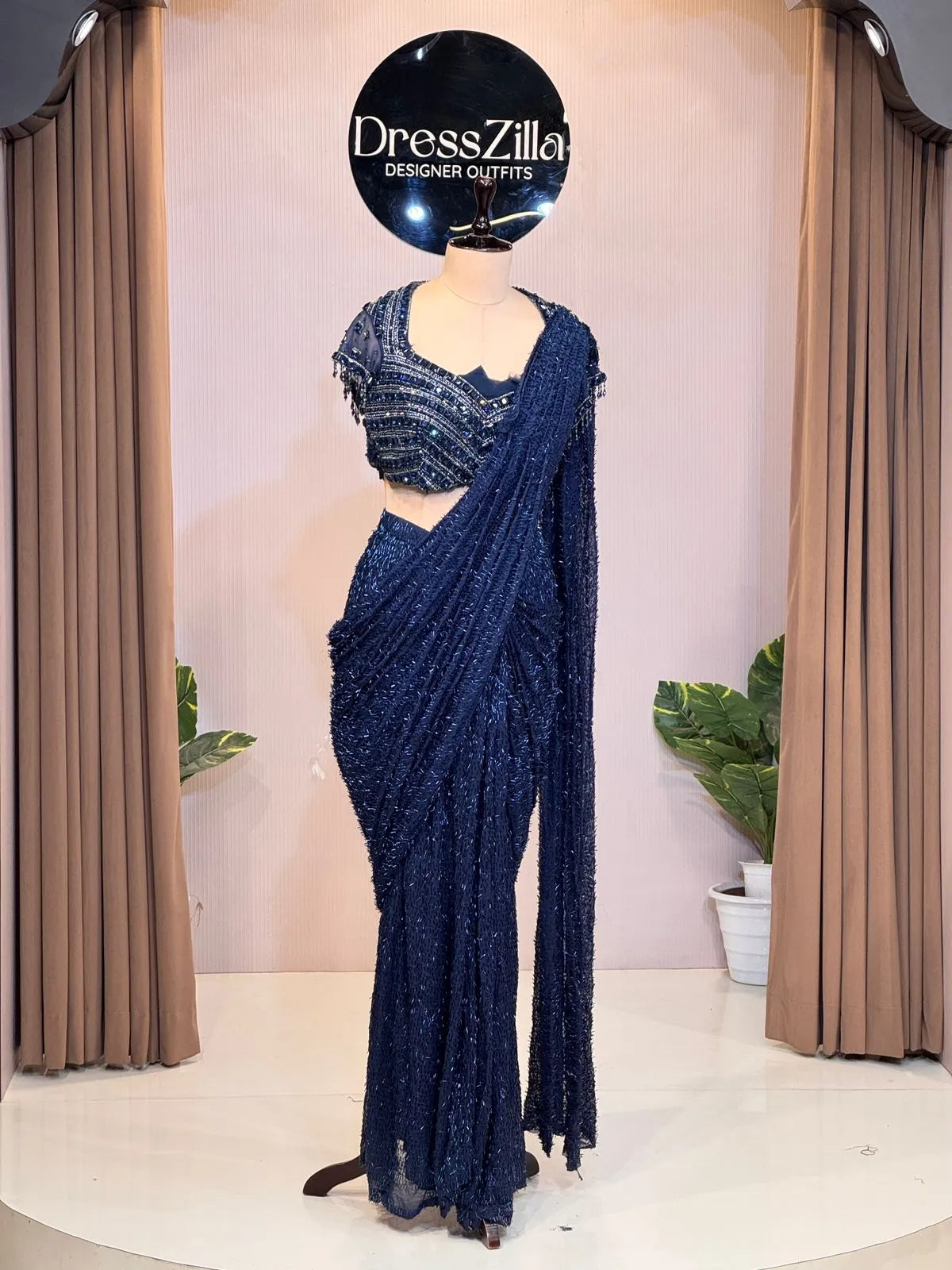 BLUE ANTYA SAREE