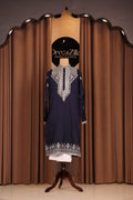 ROYAL BLUE THREAD WORK KURTA
