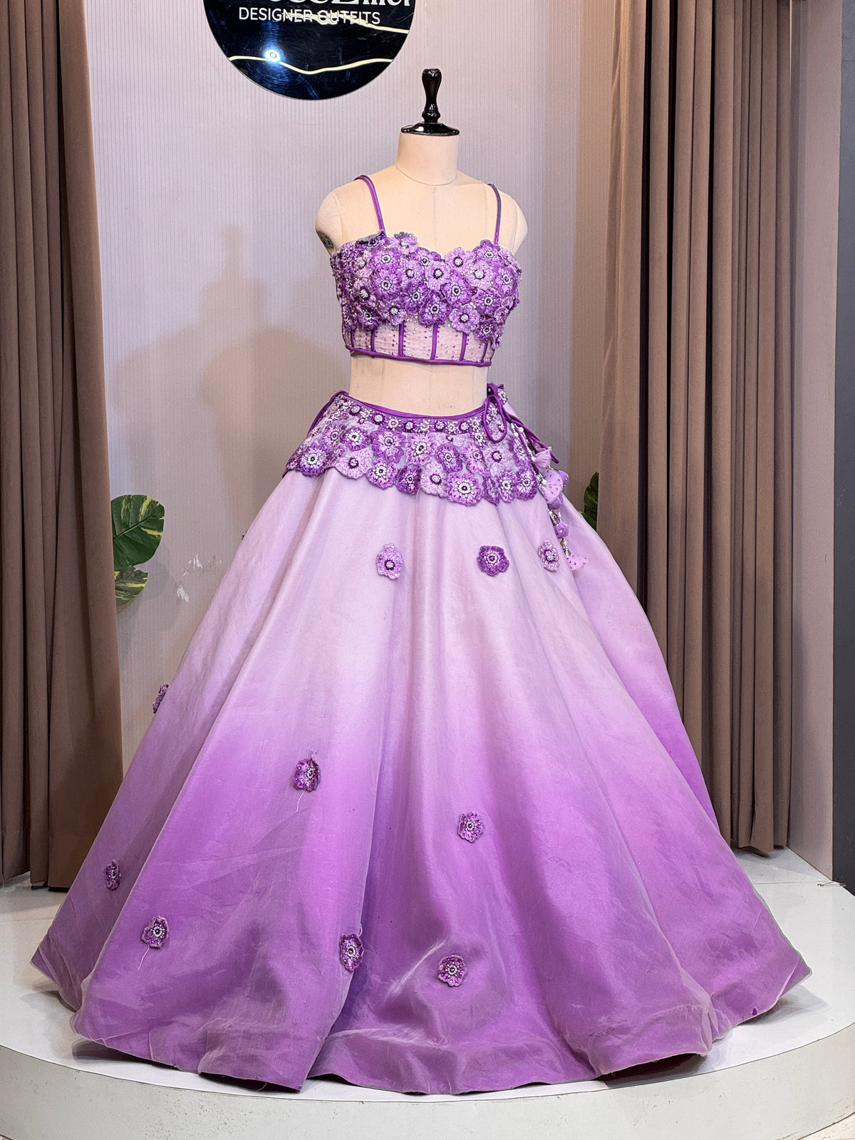 PURPLE CORDSET