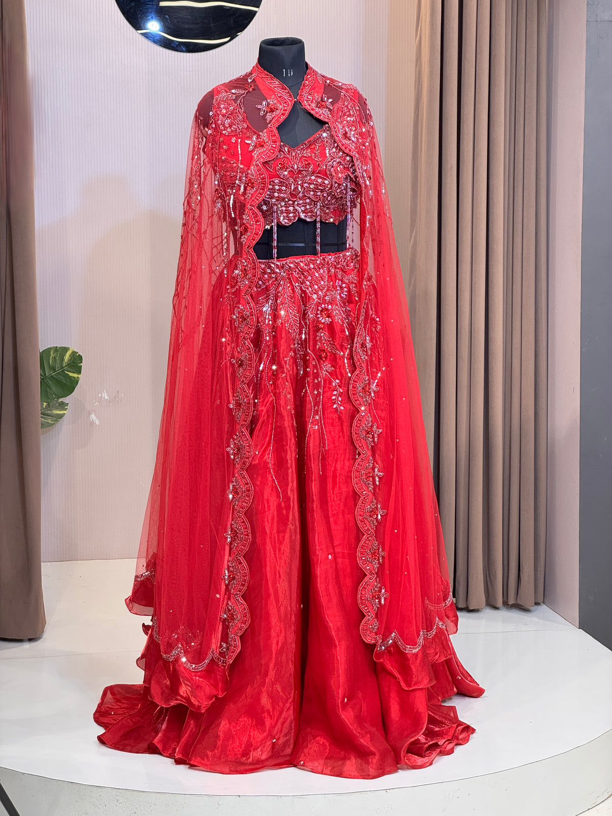 HOT PINK ZIMICHU LEHNGA