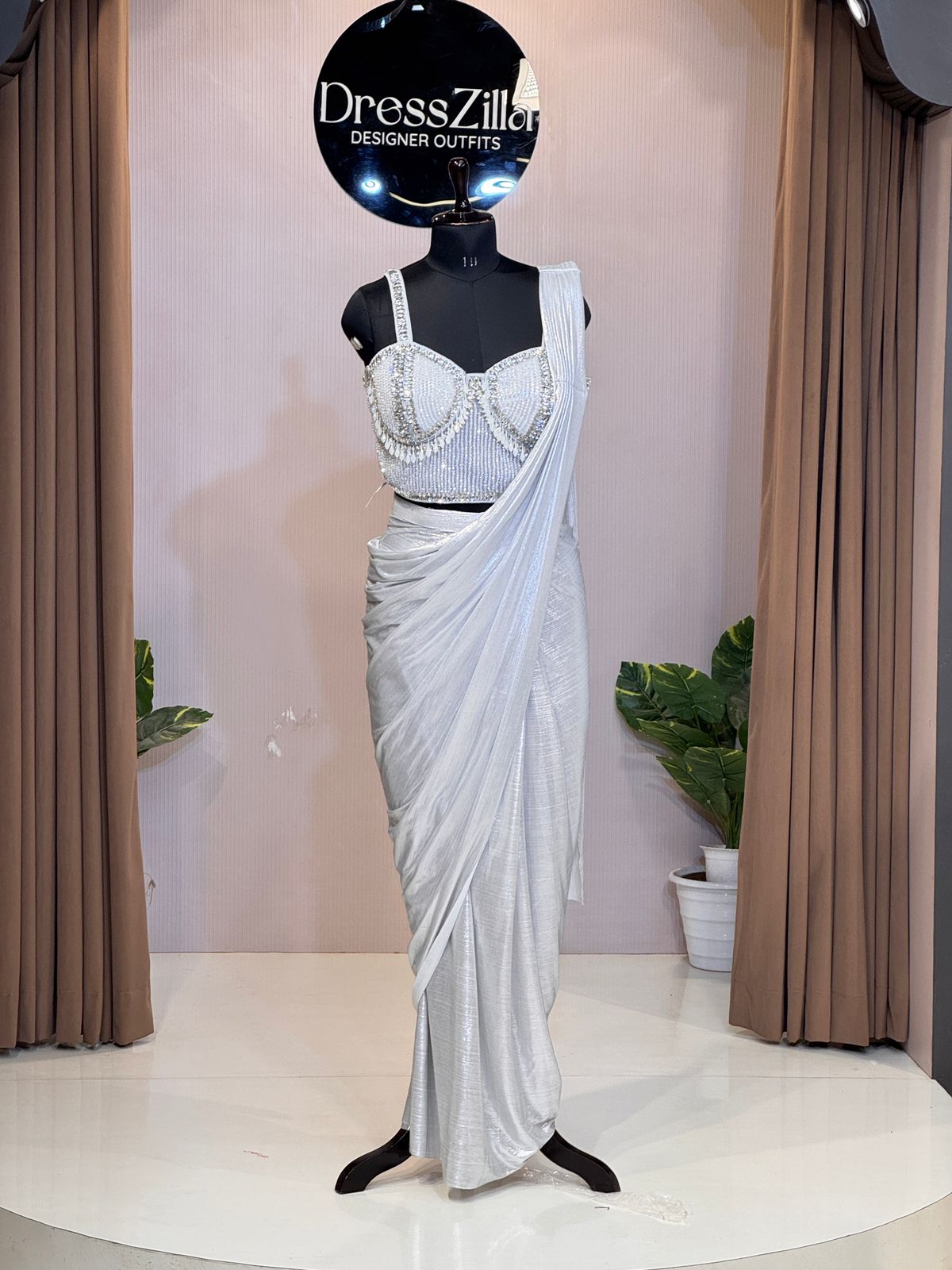 OFF WHITE CHANDANI SAREE