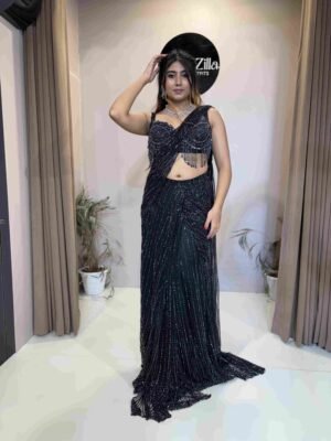 BLACK ANTYA SAREE