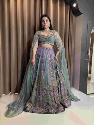 MINT GREEEN PDP LEHNGA