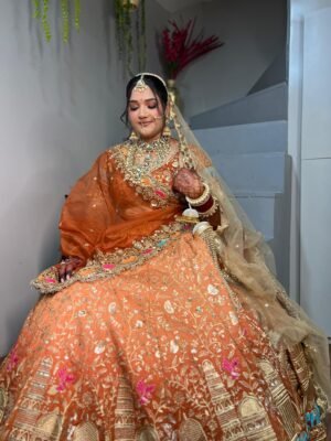 Ombré Silk Sabyasachi Inspired Lehenga