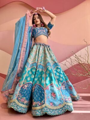 Blue pdp Mtw Lahnga
