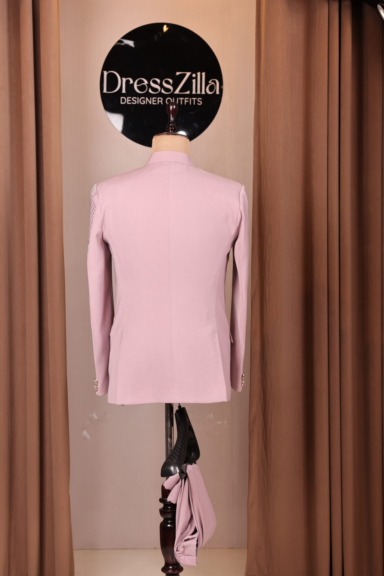 lavender one-side handwork jodhpuri - Image 3