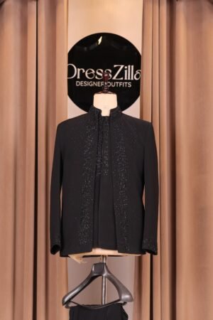 BLACK LUXURY HANDWORK JODHPURI