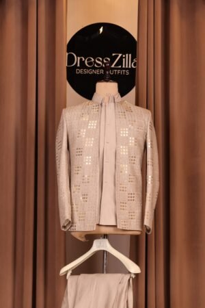 BEIGE CLASSY JODHPURI