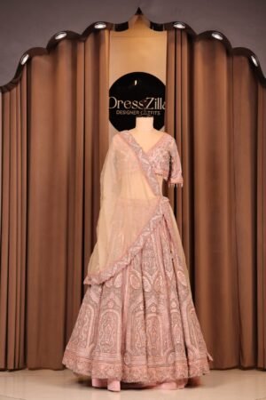 The Rose Quartz Crystal Lehenga